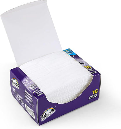 Fabuloso Dry Cloths, 16ct | Dry Sweeping Pads, for Use with Fabuloso Dry + Wet Sweeper for Bold and Bright Cleaning Experience | Clean Your Floors with Ease (Pack of 2)