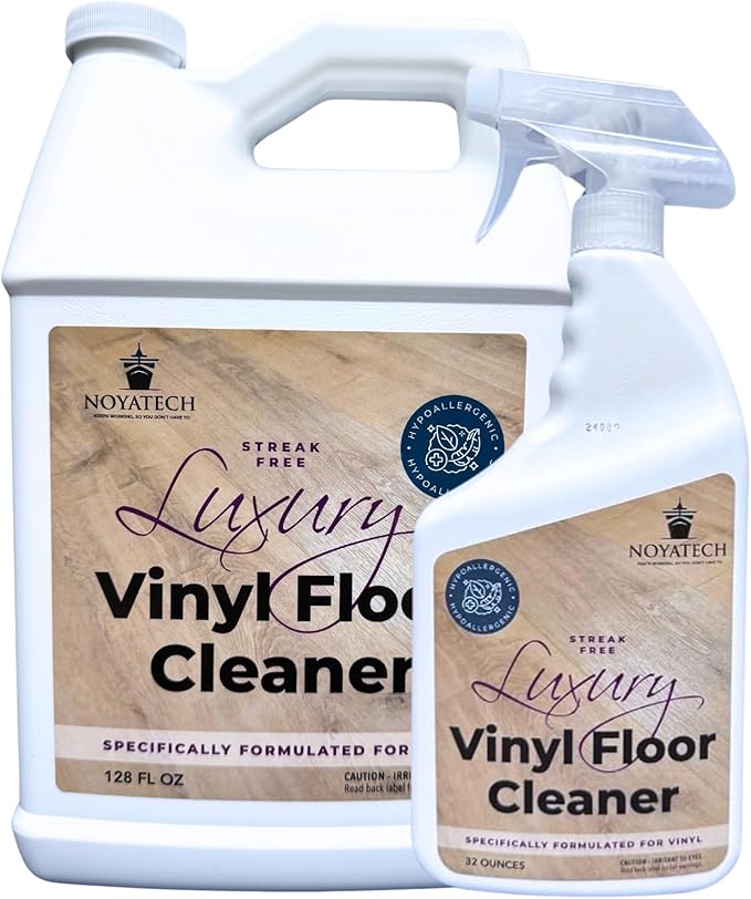 Luxury Vinyl Floor Cleaner – Residue-Free, Streak-Free Spray | Safe for Laminate, Hardwood & Tile | Pet & Family Safe | No Film or Harsh Chemicals