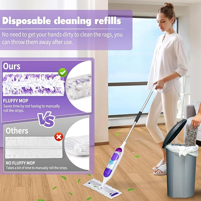 Power Mop Pads Refills for Swiffer Power Mop Pads,Compatible with Swiffer Power Mop Refills Replacement Disposable Power Mopping Pads Refills for Multi-Surface Floor Cleaning,36 PCS