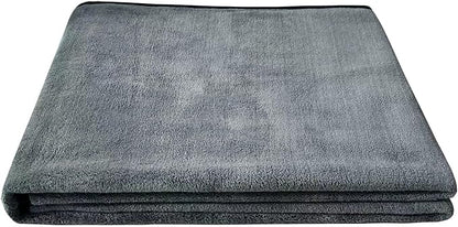 Microfiber Cleaning Cloth, Reusable and Lint-Free Cleaning Cloths for Car Wash, Detailing, Pet Drying, and Home Cleaning Supplies, Pack of 10 (1-Pack 23.6" x63)