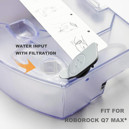 Robot Vacuum Accessories Fit For Roborock Q7 Max +,Q7 Max, Vacuum Replacement Parts Fit For Roborock Q7 Max Plus, Filter& Mop Pads& Vacuum Bags& Dustbin (Reservoir)