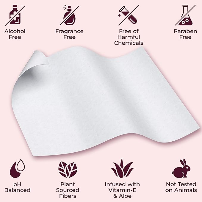 BOOTY WIPES Flushable Wipes Women - 80 Count, Pack of 4 Wet Wipes for Adults - pH Balanced Feminine Wipes with Aloe and Vitamin E - Gentle Cleansing Female Toilet Wipes for Sensitive Skin