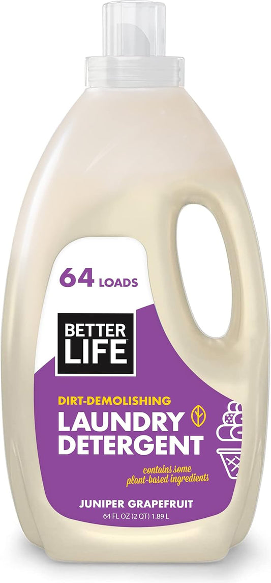 Better Life Natural Concentrated Laundry Detergent, Lavender Grapefruit, 64 loads