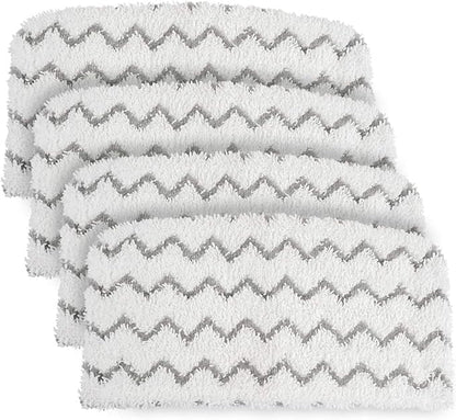 4 PCS Replacement Pads Accessory for Shark Steam Mop S1000, S1000A, S1000C, S1000WM, S1001C, S2001 Dirt Grip Pads, Microfiber Washable & Reusable