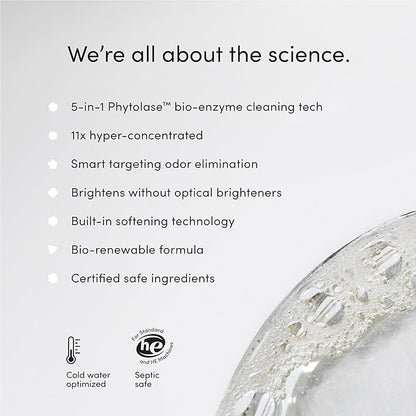 Dirty Labs | Murasaki Scent | Bio-Liquid Laundry Detergent | 80 Loads (21.6 fl oz) | Hyper-Concentrated | High Efficiency & Standard Machine Washing | Nontoxic, Biodegradable | Stain & Odor Removal