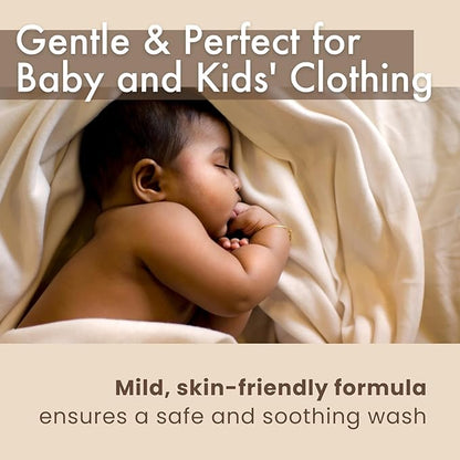 Natural Laundry Detergent Liquid for Sensitive Skin, Baby, Kids, Organic Liquid Detergent with Organic Plant & Fruit Extracts from Japan, FRENCH MACARON+LUXURY RELAX+SHINY MOON 50.7 Fl Oz