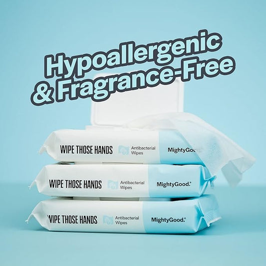 Wipe Those Hands 168 Count Alcohol Free Wipes (4 count 42 wipes each)