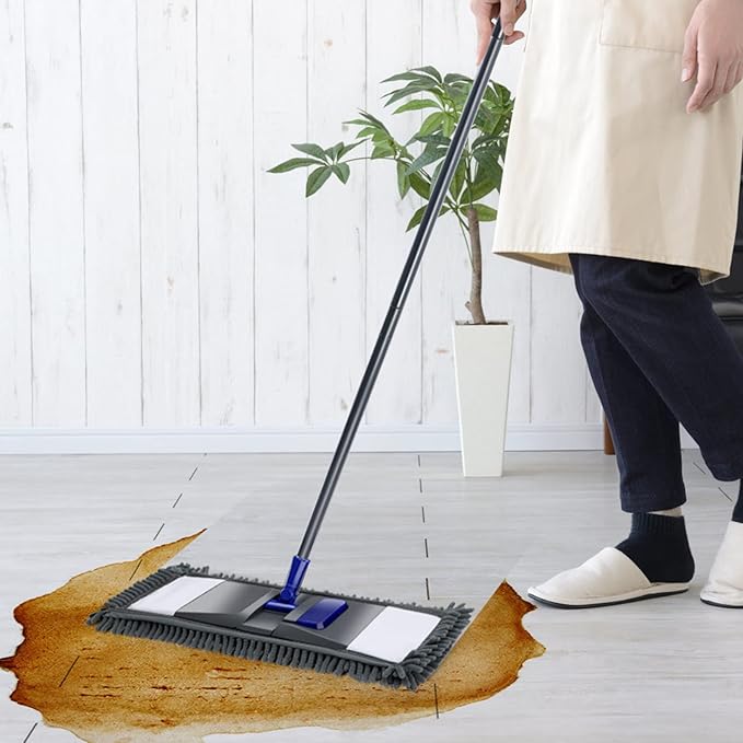 Masthome Microfiber Mop Pads - 3 Pack Washable Reusable Floor Cleaning Pads, Compatible with Microfiber Floor Mop
