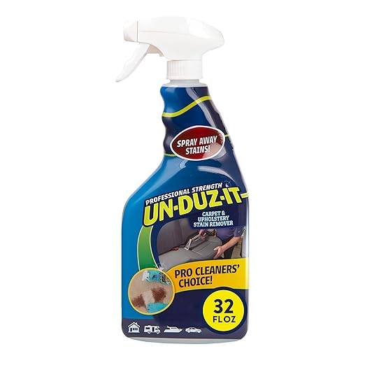 Carpet and Upholstery Stain Remover, Stain Remover Spray for Carpet, Area Rugs and Upholstery, 32 Fl Oz Spray Bottle