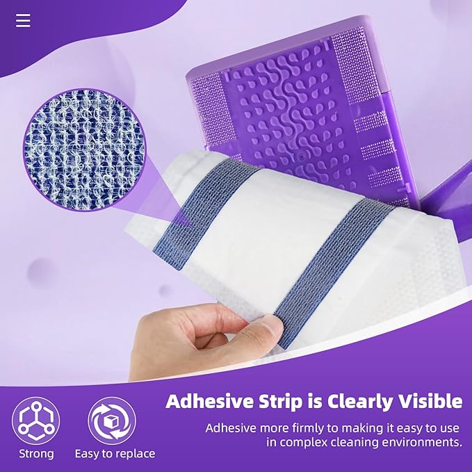 30 Count Disposable Mop Pads for Swiffer WetJet Hardwood Floor Spray Mop, Mopping Pads for Swiffer All-in-One Mopping Cleaner Starter Kit