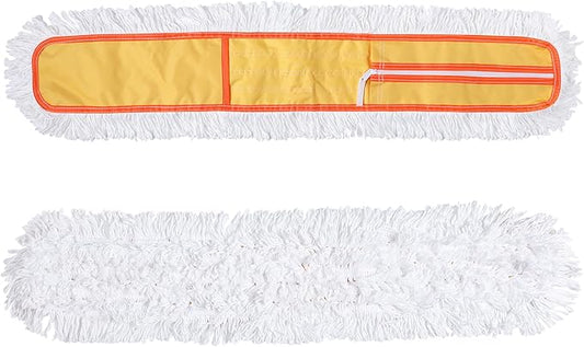 Microfiber Mop Pads 2 Pieces Just Fit CLEANHOME 36" Industrial Dust Mop: B08R3F1ZZM,Yellow