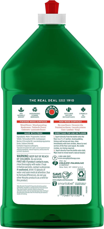 Murphy's Oil Soap Squirt and Mop Wood Floor Cleaner - 32 Fluid Ounce (Packaging May Vary)