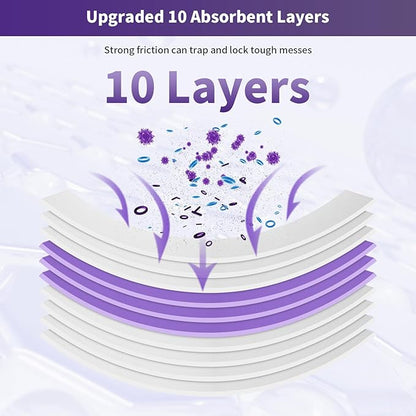 18 Pack Disposable Mopping Pads Refills for Swiffer PowerMop, Replacement with Power Mop Refills Power Mop Pads, Spray PowerMop Mopping Pad Refills for Floor Cleaning
