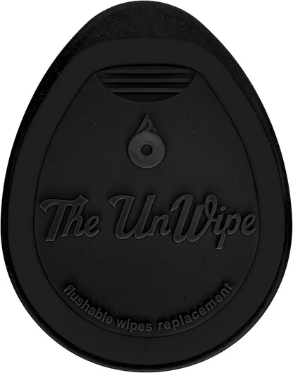 – Textured, Portable, Septic-Safe Tush Cleaning Instead of Flushable or Baby Wipes, Black LE