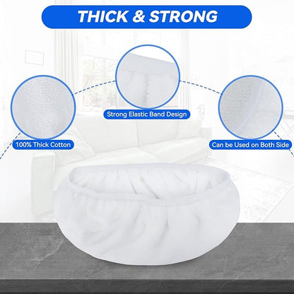 8"x15" Mop Replacement Head Compatible with O Cedar Hardwood Floor'N More Microfiber Mop- Reusable Mop Pads Refill Cotton Cloth Mop Covers for Wet and Dry Use - 15x8 Inch - 4 Pack
