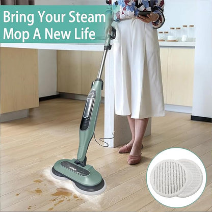 12 Pack S8201 Replacement Steam Mop Pads for Shark S7001 S8001 S7201 S7000AMZ S7000 S7005 S7020 S7001C S7000C Steam Mop, Steam & Scrub All-in-One Scrubbing Mop Pads, for Model XKITP7000
