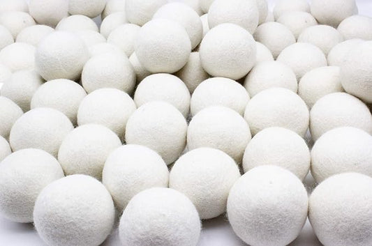 Wooland Wholesale Bulk Laundry XL Premium Wool Dryer Balls-100% New Zealand Organic Wool Natural Fabric Softener for Sensitive Skin, Babies (400 Count)