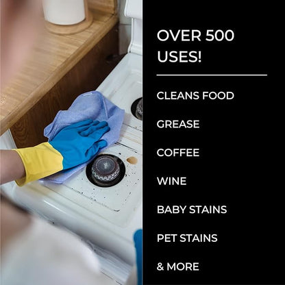 Multi Purpose Stain Remover Concentrate | Plant Based Enzyme Cleaner | Makes 64 Bottles of Multi Purpose Cleaner | Cleans Food, Grease, Coffee, Wine, Baby Stains, Pet stains & More | Over 500 Uses | Cruelty-Free | SLS-Free