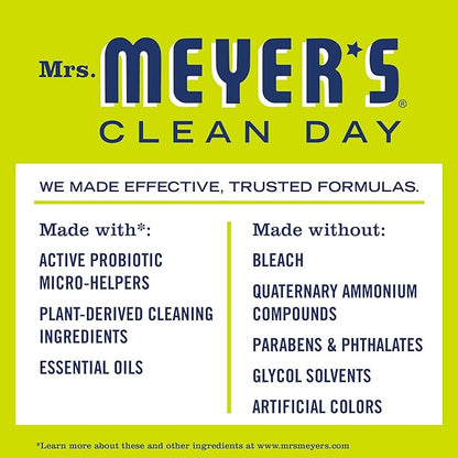 MRS. MEYER'S CLEAN DAY Probiotic Multi-Surface Spray, Made With Essential Oils And Other Thoughtfully Chosen Ingredients, Lemon Verbena, 16 fl oz