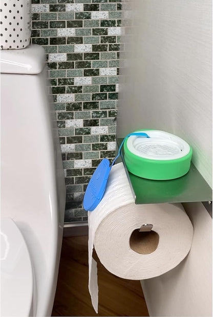 Instead of Flushable Wipes, Add Incredible Texture to Any Toilet Paper Anywhere, Clean Better, Flush Safely