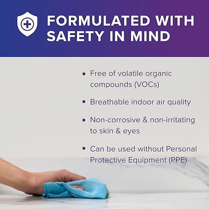 Oxivir Diversey 100898636 Tb One-Step Disinfectant Cleaner, Hospital Grade Accelerated Hydrogen Peroxide AHP, No Fragrance Added, Ready-to-Use Liquid, 1-Gallon (Pack of 4)