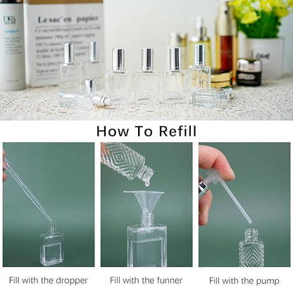 YU FENG Refillable Empty Perfume Spray Bottle Bundle