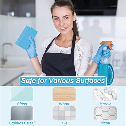 Lucomb 11 Pack Swedish Dish Cloths for Kitchen, Highly Absorbent Reusable Dishcloth Towels Cellulose Sponge Kitchen Rags for Drying Dishes Wiping Surfaces, Dishwasher Safe