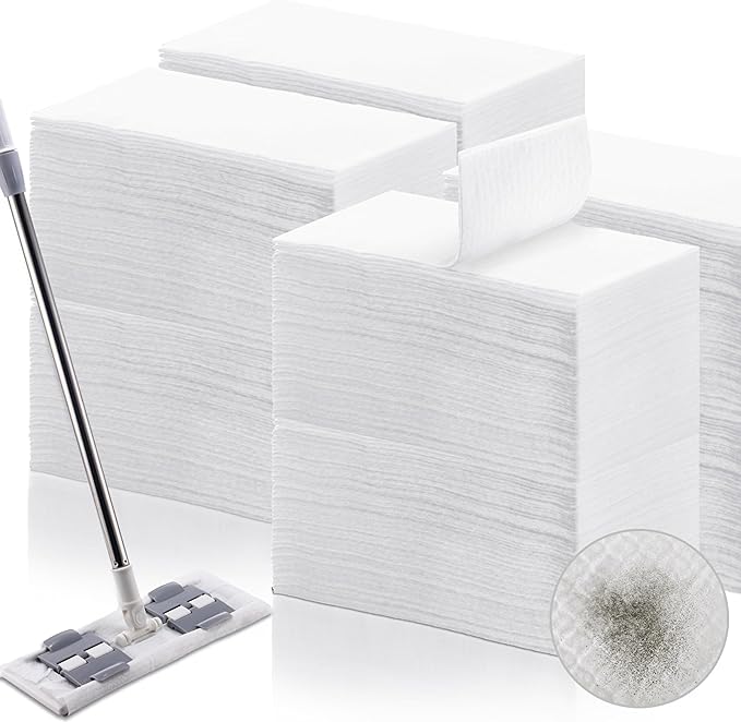 Maxcheck 400 Count Dry Sweeping Cloths X Large Refills 17'' x 9.8'' Dry Mop Refills XL Disposable Mop Pads Floor for Sweeping Cleaning Scrubbing Hardwood
