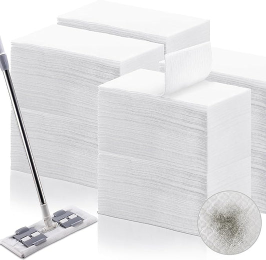 Maxcheck 400 Count Dry Sweeping Cloths X Large Refills 17'' x 9.8'' Dry Mop Refills XL Disposable Mop Pads Floor for Sweeping Cleaning Scrubbing Hardwood
