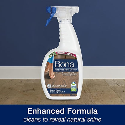 Bona Ultimate Hardwood Floor Care Kit - Includes Microfiber Mop, Hardwood Floor Cleaning Solution and Refill, Hardwood Floor Polish, Microfiber Cleaning Pads, and Microfiber Dusting Pad