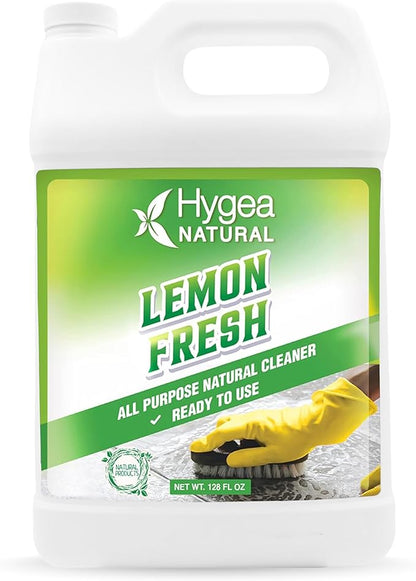 Lemon Fresh All Purpose Cleaner - Multi-Surface & Floor Cleaner - Removes Soil, Dirt & Grease - Wet Gloss Finish - pH-Neutral & Ammonia Free (128oz Gallon)