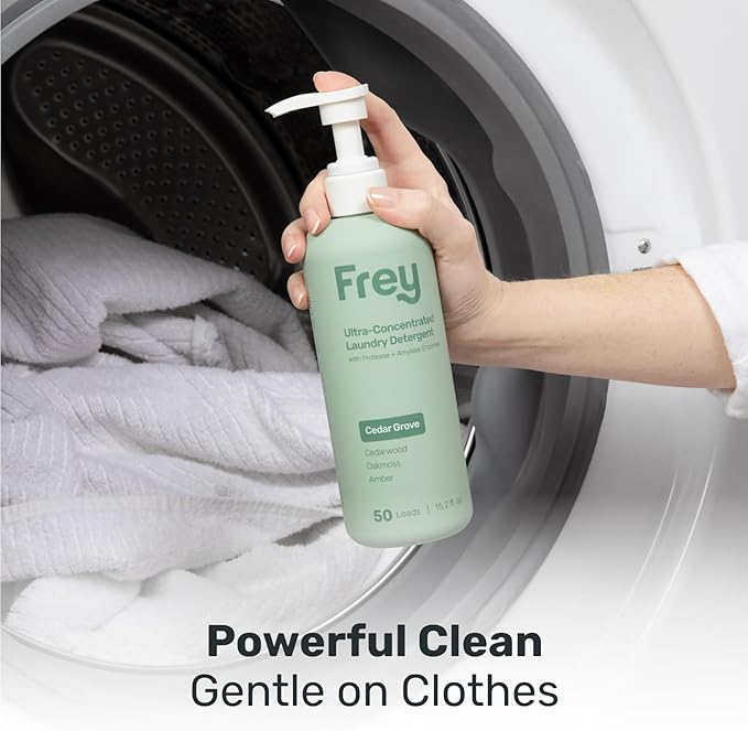 Liquid Laundry Detergent – 50 Loads | Ultra Concentrated, Natural, Eco-Friendly Formula | Scent: Sandalwood & Cedarwood | Gentle on Clothes | Vegan & Cruelty-Free | 2-Pack