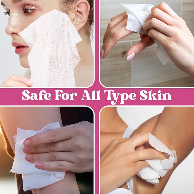 Feminine Wet Wipes for Women - 20 Count Natural Moisturizer & Biodegradable | pH-Balanced, Skin-Friendly Personal Care | Travel-Size Individually Wrapped Towelette Wipes for Daily Hygiene & Care