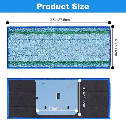 ANBOO 6 Pack Wet Mopping Pads for Irobot Braava Jet M6 Ultimate Robot Mop, Upgraded M6 Wet Sweeping Mop Pads Washable and Reusable Microfiber Replacement Cleaning Parts