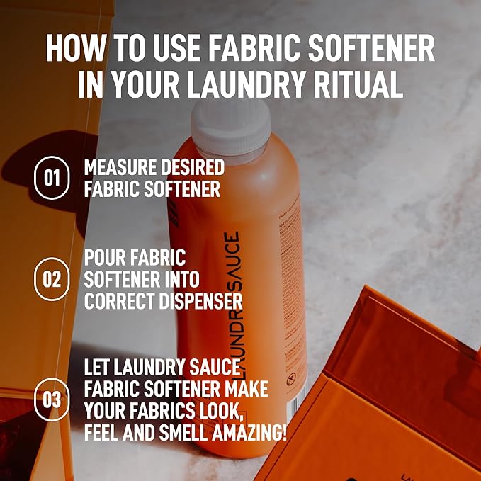 Laundry Sauce Bundle Set Luxury Scented Detergent Pods & Scent Booster Bundle and Fabric Softener, Sophisticated Fragrances (Italian Bergamot)
