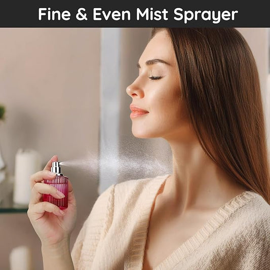 Segbeauty 30ml Perfume Spray Bottle,1Oz Perfume Bottles Empty, Pack of 4 Atomizer Sprayer for Perfume for Men, Large Travel Cologne Bottle Refillable Perfume Bottle for Dispensing Fragrance Oils