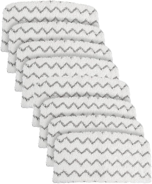 8 Pack Steam Mop Replacement Pads Compatible with Shark S1000 S1000A S1000C S1000WM S1001C S2001, Washable Replacement Steamer Mop Pads