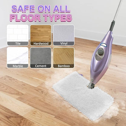 Steam Mop Replacement Pads for Shark Steam Mops S3500 Series S3501 S3601 S3550 S3901 SE450 S3801CO S3601D S2901 S2902 Steam Pocket Mop Pads Floor Cleaning Microfiber Reusable for Shark Mop Pads,3 Pack