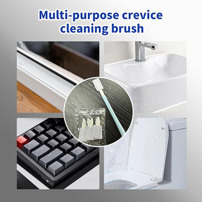 50 PCS Toilet Brush Heads Wand Refills Compatible with Most Wand Starter Kit, Disposable Scrubber Brush Refills for Disposable Toilet Bowl Cleaner Wand (White, 50 Count)