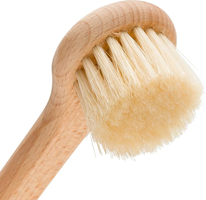 Redecker Mushroom Brush Set, Oiled Beechwood Handles, Natural Pig and Horsehair Bristles, Gently and Thoroughly Clean Mushrooms Without Water, Made in Germany