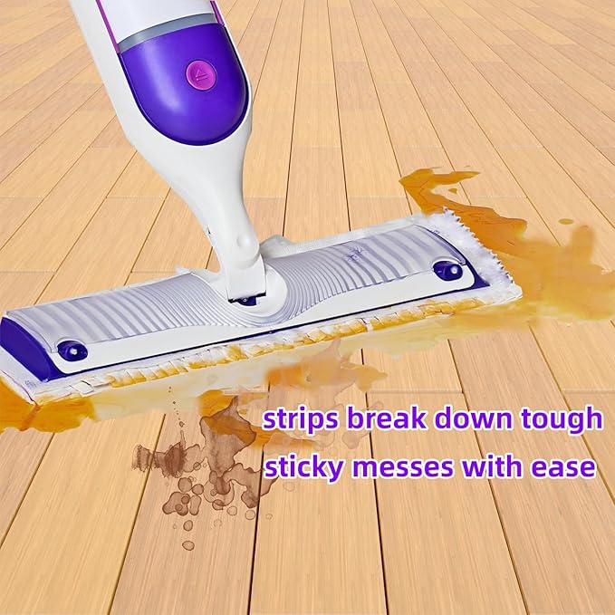 Disposable Mopping Pad Refills for Swiffer PowerMop Multi-Surface Mop and Swiffer PowerMop Wood Mop, Spray Clean Pads Replacement (Purple -30)