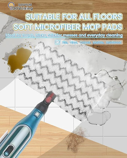 2 Pack Steam Mop Replacement Pads Fit for Shark Lift-Away & Genius Steam Mop S3973 S3973D 3973WM S5001 S5002Q S5003A S5003D S5003CO S5004 S6001W S6001WM S6002 S6002C S6003D S6003W