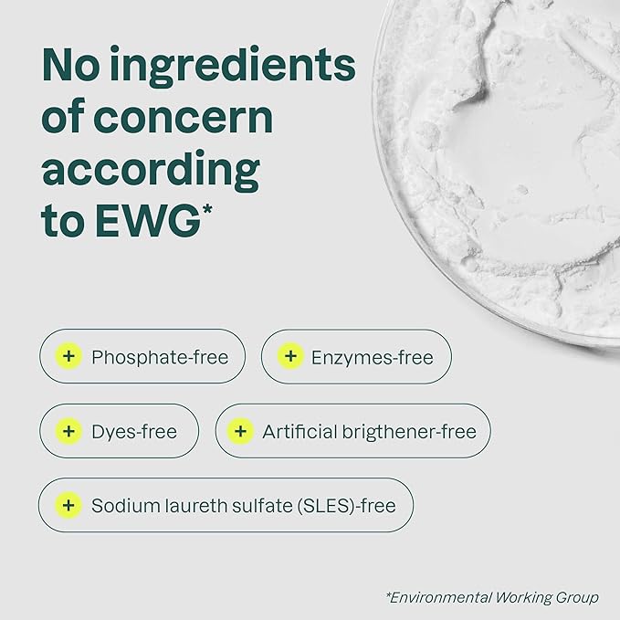 ATTITUDE Liquid Laundry Detergent, EWG Verified Laundry Soap, HE Compatible, Vegan and Plant Based Products, Cruelty-Free, Unscented, Bulk Refill, 160 Loads, 135.26 Fl Oz