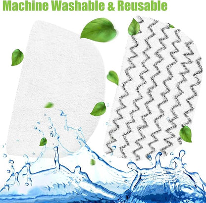 6 Pack Washable Steam Mop Pads Replacement for Bissell Powerfresh 1940 Series, 1544A, 2075A, 1440, 1940W, 19404, 1806, 1940A, 5938, 19408, 1940Q