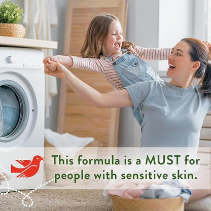 Rebel Green Organic Laundry Detergent - Natural Laundry Soap - Liquid Laundry Detergent with Dispenser Cup - Gentle Laundry Detergent - Fresh Unscented Soap - (68 Load Bottles, 2 Pack)