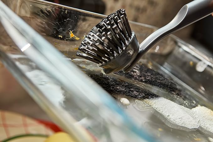 Joseph Joseph SinkTech Dish Brush with Replacement Head, Durable Bristles, Easy to Replace