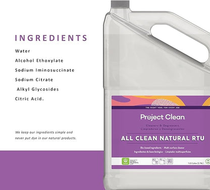 All Clean Natural, Eco Friendly Product & Cleaning Supplies, Multi-Surface Cleaner, Multi-Purpose Cleaner, Ready to Use, Household cleaner, BioPreferred Certified