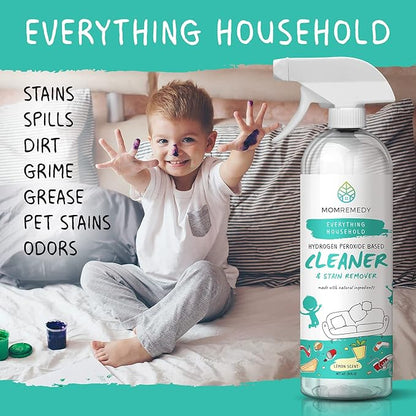 Hydrogen Peroxide All Purpose Cleaning Spray | Multipurpose Home Cleaner | Fabric and Laundry Stain Remover | All Surface Kitchen and Bathroom | Non Toxic