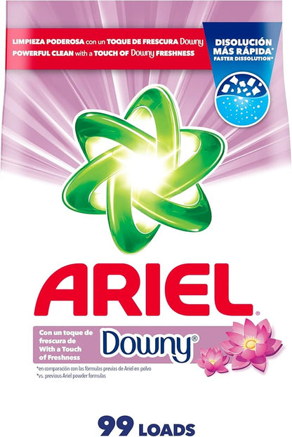 Ariel, with a Touch of Downy Freshness, Powder Laundry Detergent, 158 oz, 99 loads