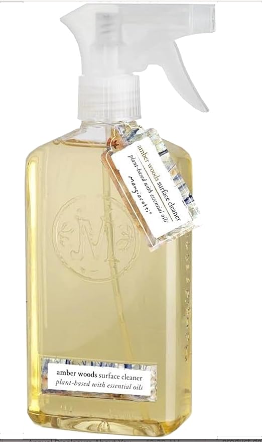 Natural Surface Cleaner Plant-Based Concentrated Liquid Household Cleanser, 14-Ounce, Amber Woods